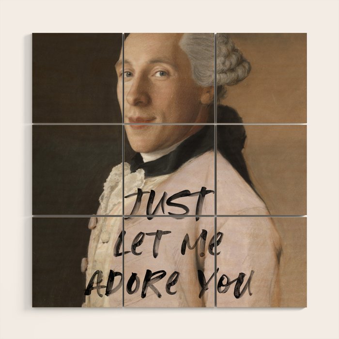 Just Let Me Adore You Wood Wall Art Gallery Image 1