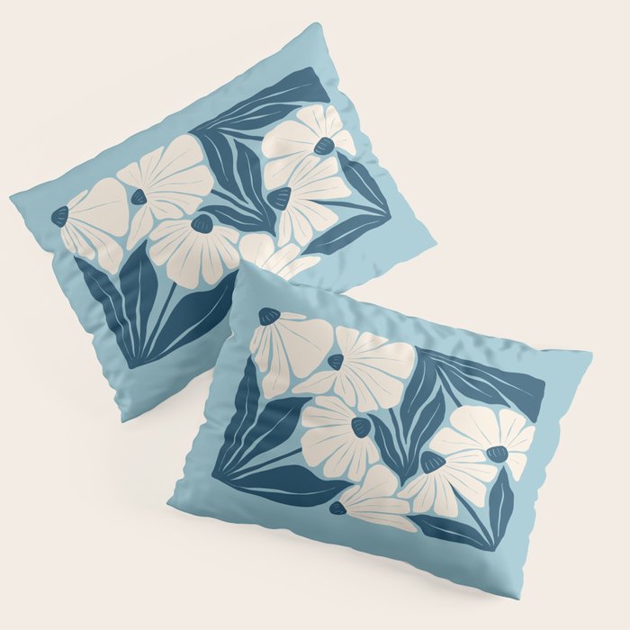 Stockholm: Flower Market Summer Color Series 04 Pillow Sham Gallery Image 3
