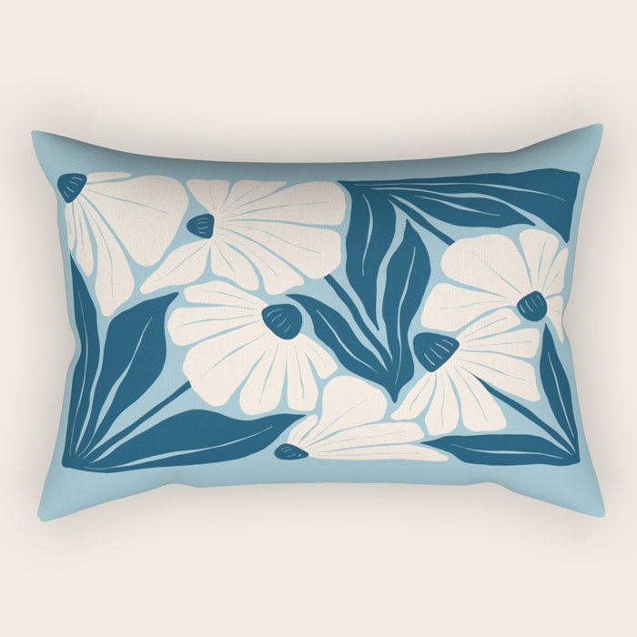 Stockholm: Flower Market Summer Color Series 04 Rectangular Pillow Gallery Image 1