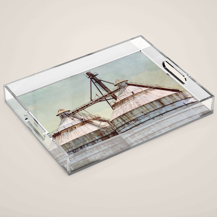 Magnolia Market Silos Waco Texas Acrylic Tray Gallery Image 1