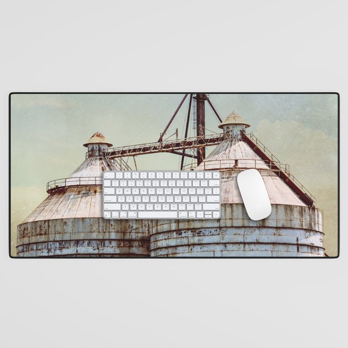Magnolia Market Silos Waco Texas Desk Mat Gallery Image 1