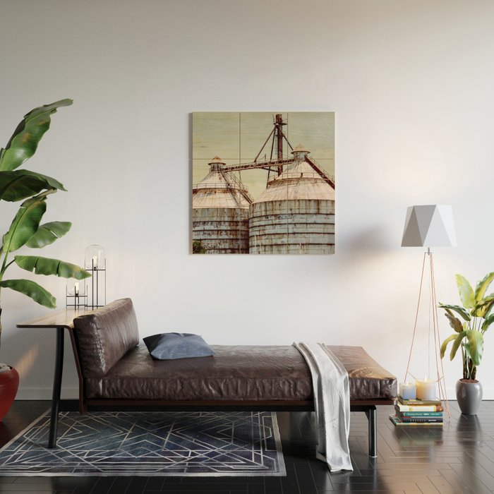 Magnolia Market Silos Waco Texas Wood Wall Art Gallery Image 2