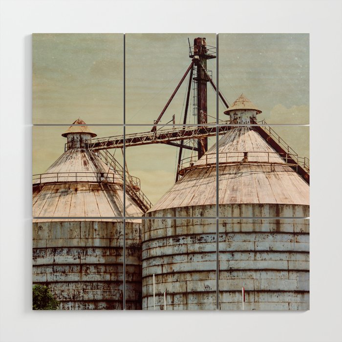 Magnolia Market Silos Waco Texas Wood Wall Art Gallery Image 1