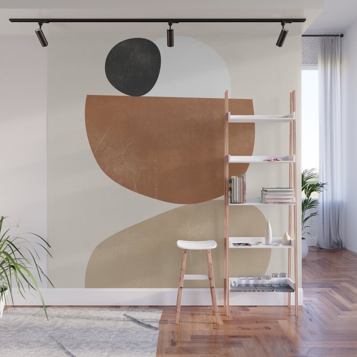 Minimal Abstract Art 41 Wall Mural Gallery Image 1