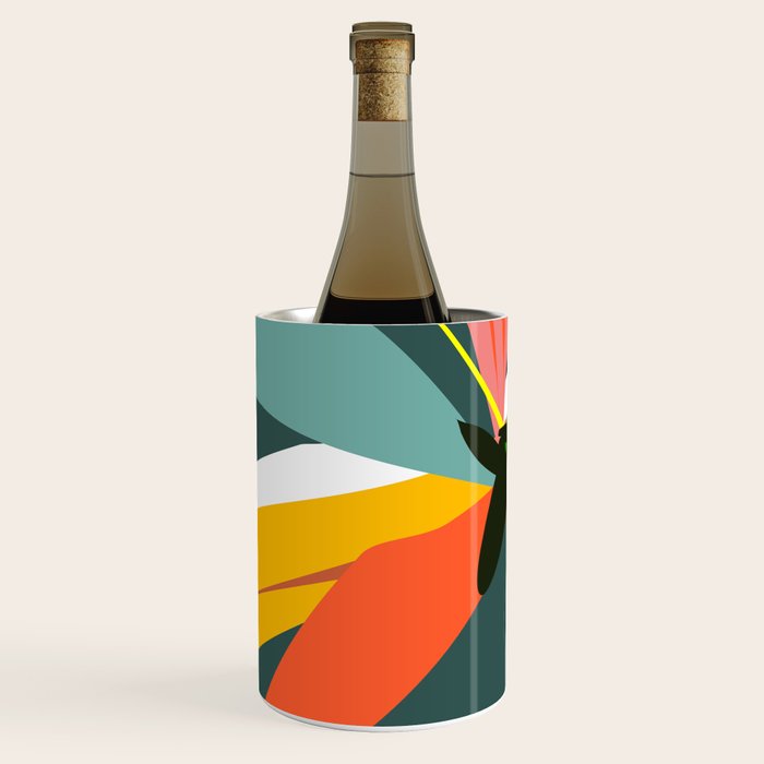Abstract Floral 03D Wine Chiller Gallery Image 2