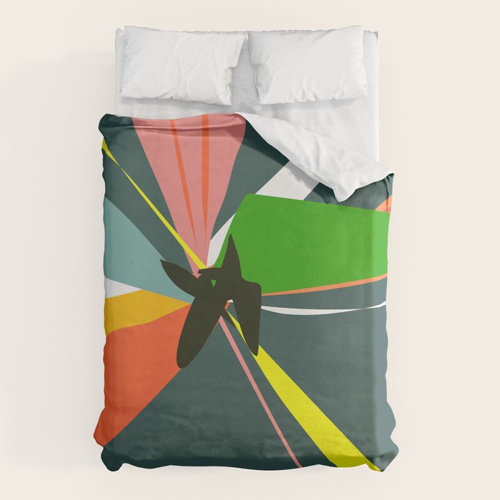 Abstract Floral 03D Duvet Cover Gallery Image 6