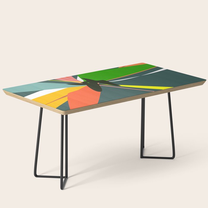 Abstract Floral 03D Coffee Table Gallery Image 1
