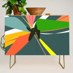 Abstract Floral 03D Credenza Gallery Image 1