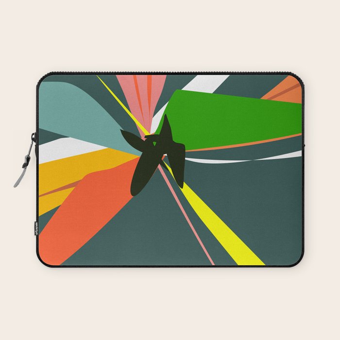 Abstract Floral 03D Laptop Sleeve Gallery Image 1