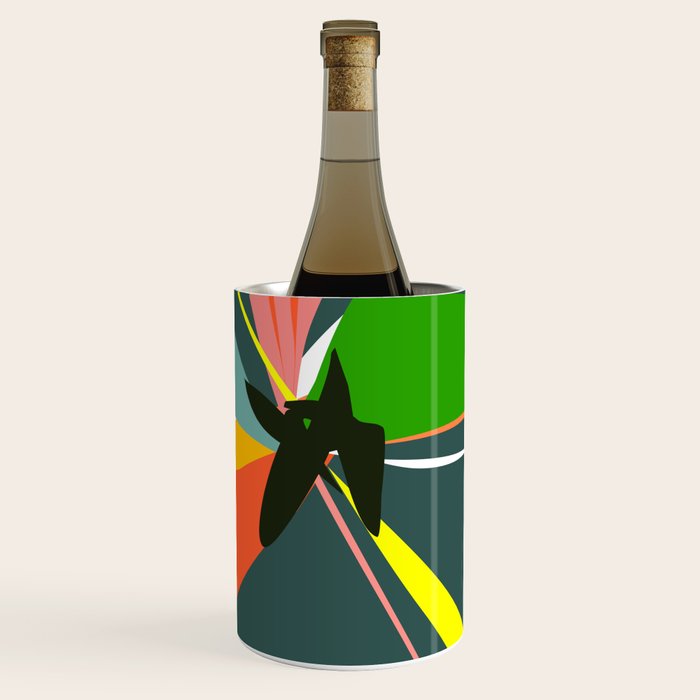 Abstract Floral 03D Wine Chiller Gallery Image 1