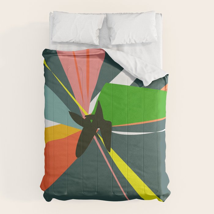 Abstract Floral 03D Comforter Gallery Image 6
