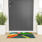 Abstract Floral 03D Welcome Mat Gallery Image 3