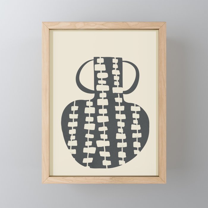 Tribal Pot 6 Mini Art Print Gallery Image 1