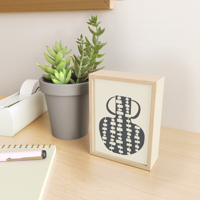 Tribal Pot 6 Mini Art Print Gallery Image 2