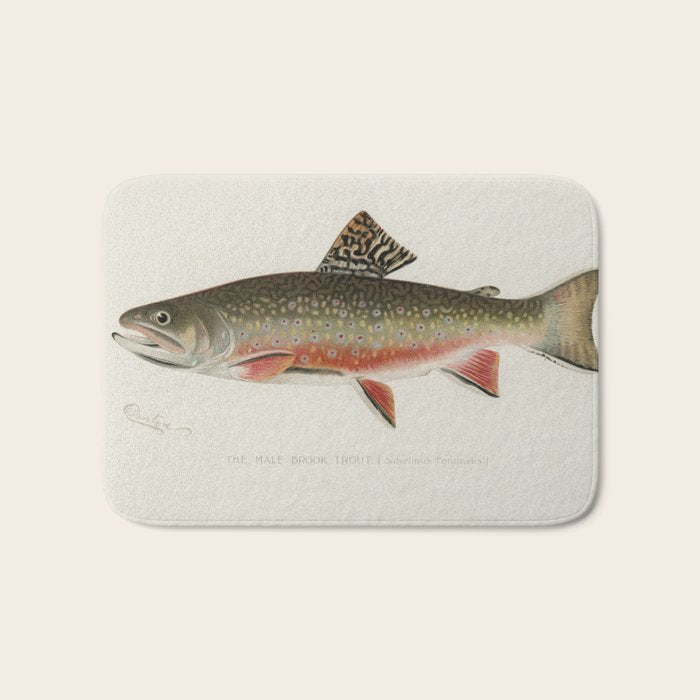 Trout fish Bath Mat Gallery Image 1