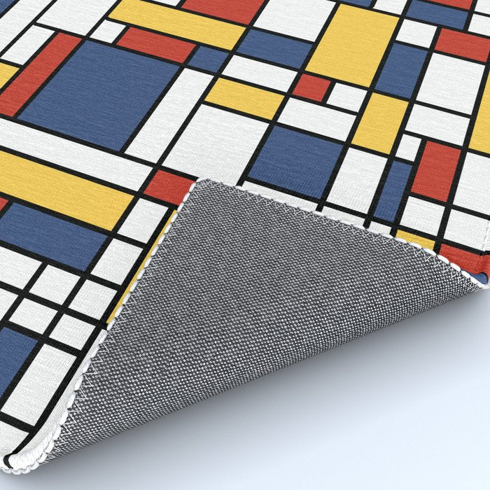 Mondrian De Stijl Pattern Rug Gallery Image 4
