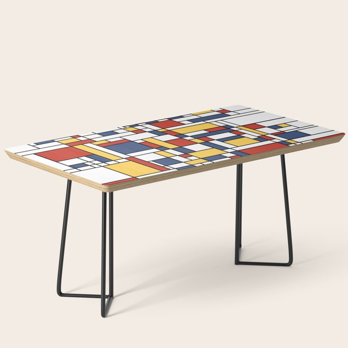 Mondrian De Stijl Pattern Coffee Table Gallery Image 1