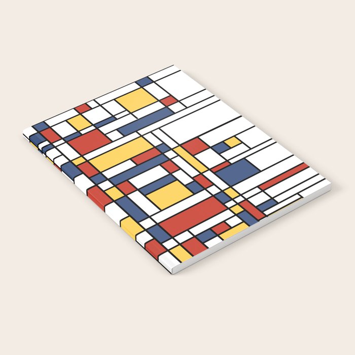 Mondrian De Stijl Pattern Notebook Gallery Image 1