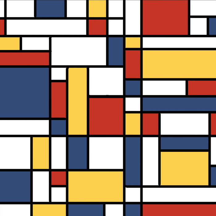 Mondrian De Stijl Pattern Coffee Mug Gallery Image 2