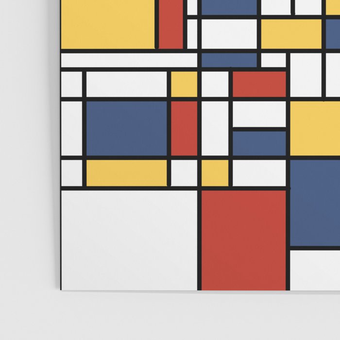 Mondrian De Stijl Pattern Poster Gallery Image 3