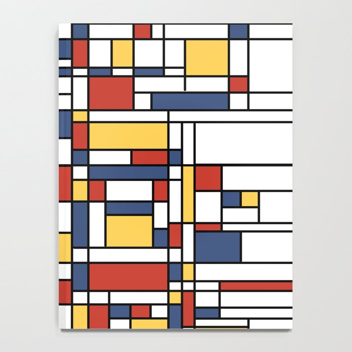 Mondrian De Stijl Pattern Notebook Gallery Image 4