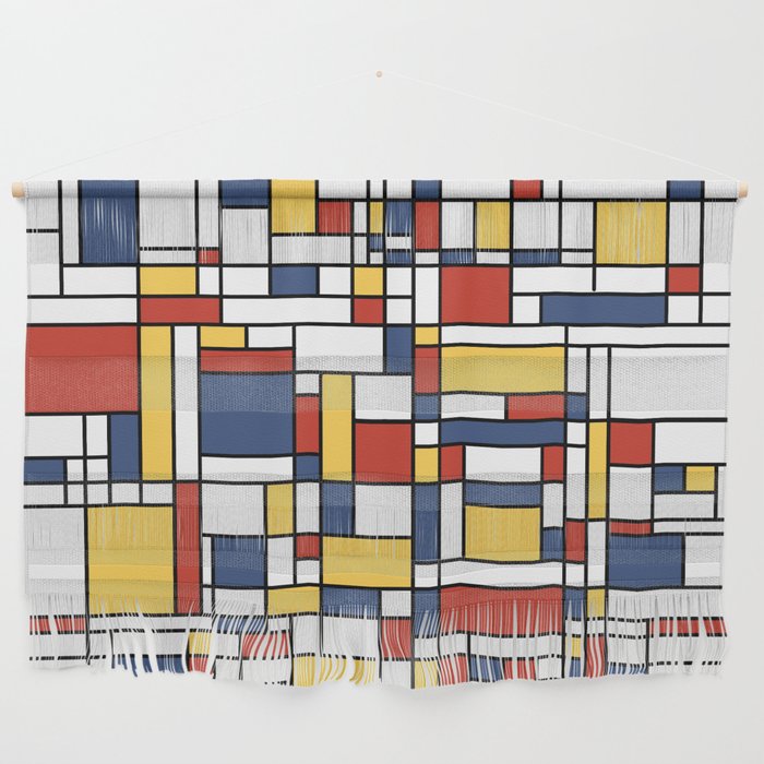 Mondrian De Stijl Pattern Wall Hanging Gallery Image 1