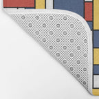 Mondrian De Stijl Pattern Bath Mat Gallery Image 2
