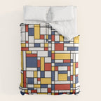 Mondrian De Stijl Pattern Duvet Cover Gallery Image 6