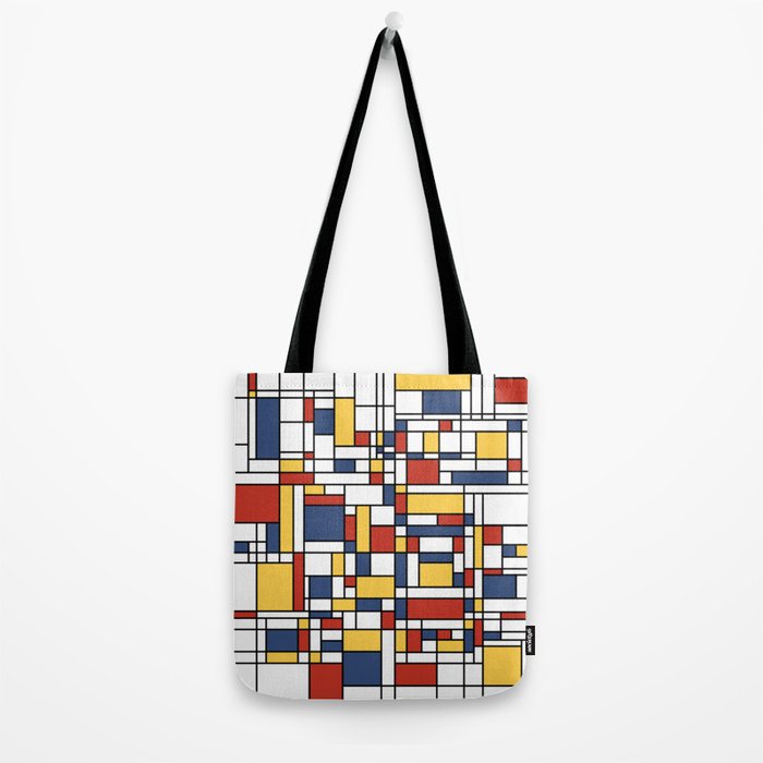 Mondrian De Stijl Pattern Tote Bag Gallery Image 2