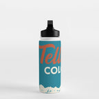 Vintage Ski Telluride Poster Water Bottle Gallery Image 3