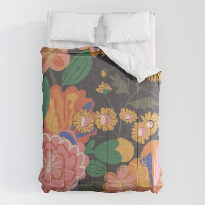 Midnight blossom Comforter Gallery Image 1
