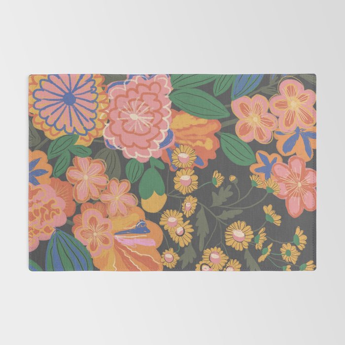 Midnight blossom Rug Gallery Image 2