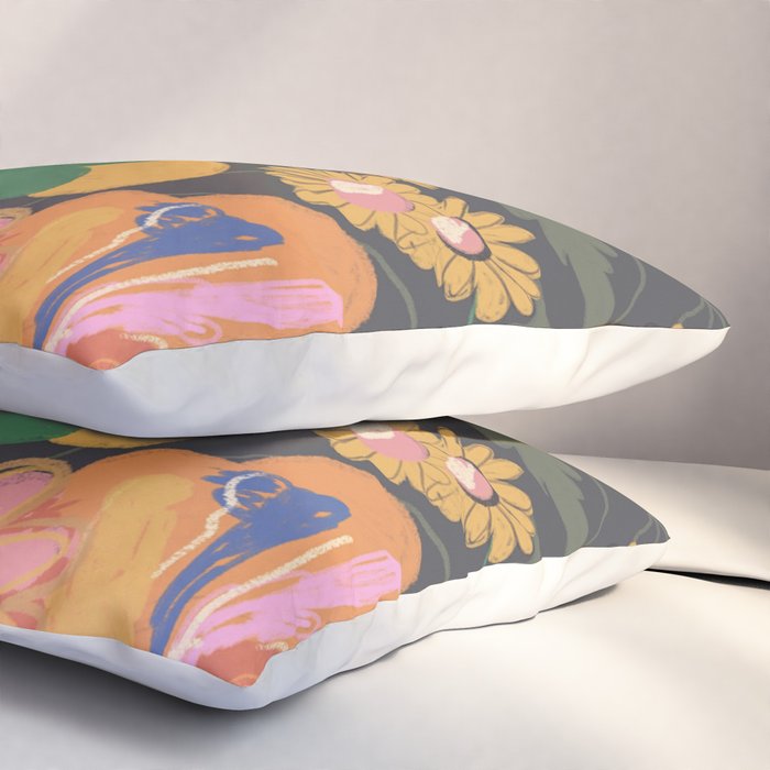 Midnight blossom Pillow Sham Gallery Image 3