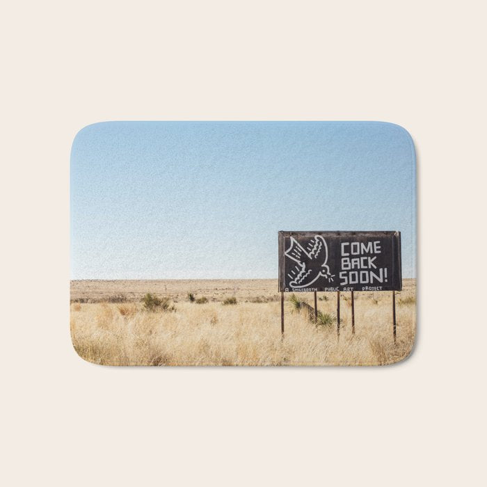 Leaving Marfa Bath Mat Gallery Image 1