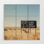 Leaving Marfa Wood Wall Art Gallery Image 1