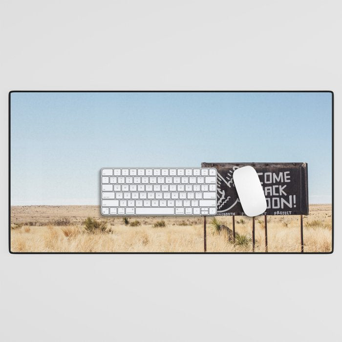 Leaving Marfa Desk Mat Gallery Image 1