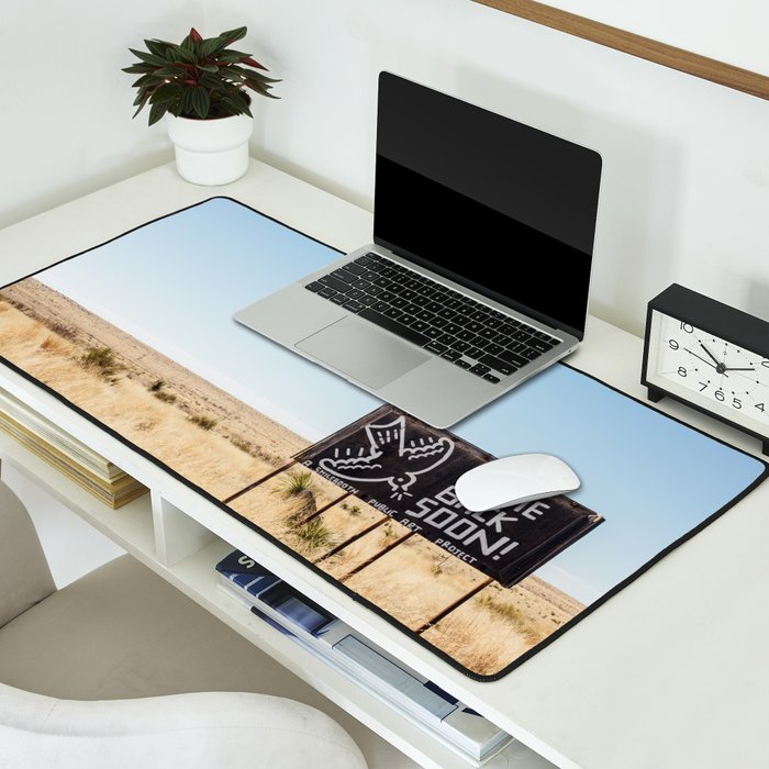 Leaving Marfa Desk Mat Gallery Image 2