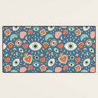 Written in the Stars | Milagros Hearts & Stars Desk Mat Gallery Image 3
