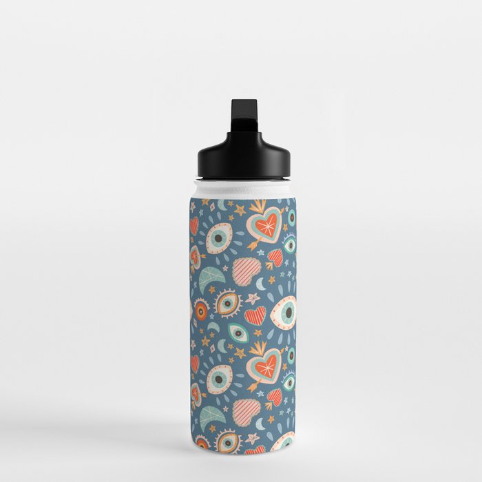 Written in the Stars | Milagros Hearts & Stars Water Bottle Gallery Image 3