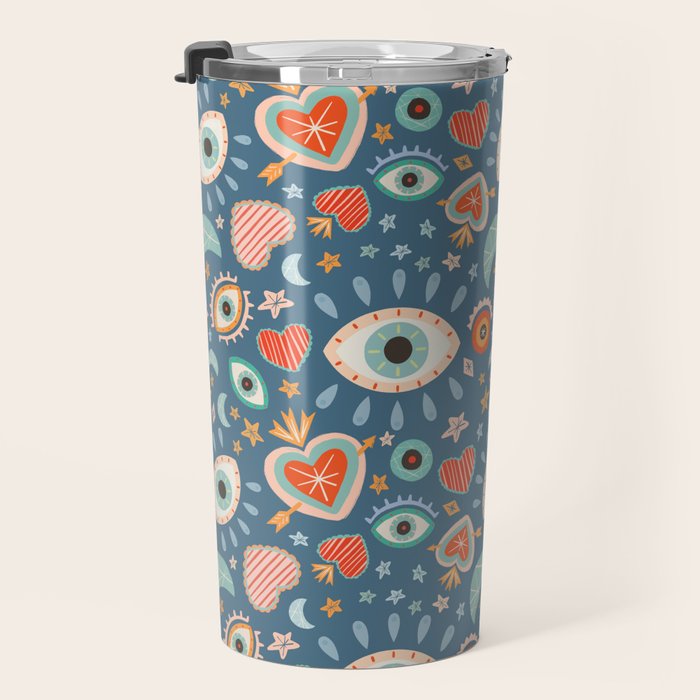 Written in the Stars | Milagros Hearts & Stars Travel Mug Gallery Image 3