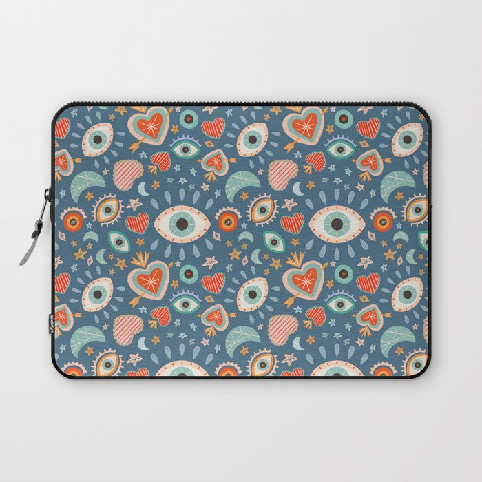 Written in the Stars | Milagros Hearts & Stars Laptop Sleeve Gallery Image 1
