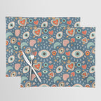 Written in the Stars | Milagros Hearts & Stars Placemat Gallery Image 1