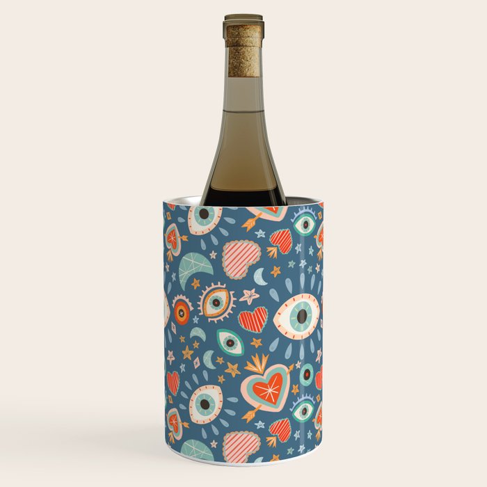 Written in the Stars | Milagros Hearts & Stars Wine Chiller Gallery Image 2