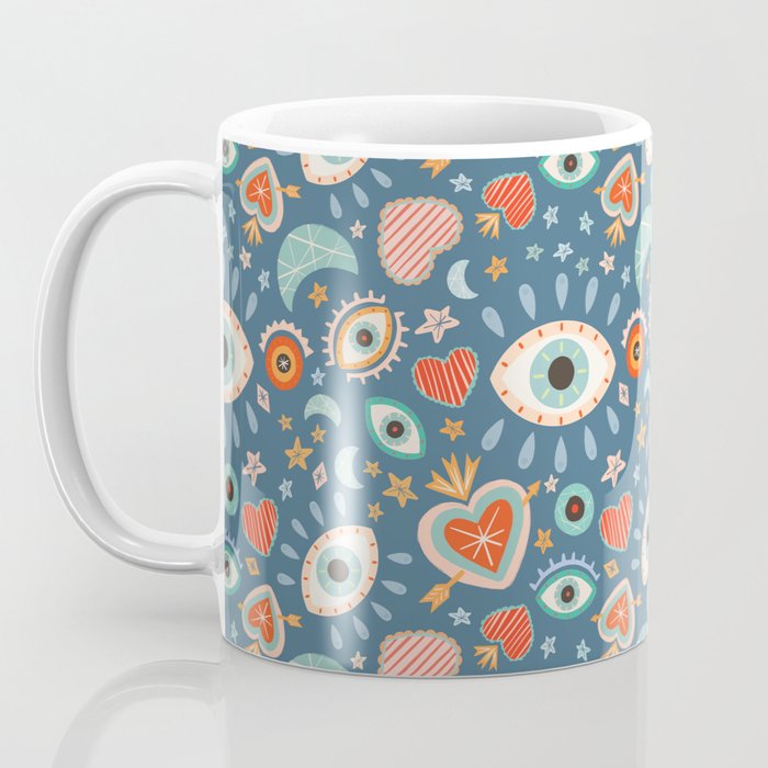 Written in the Stars | Milagros Hearts & Stars Coffee Mug Gallery Image 3