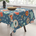Written in the Stars | Milagros Hearts & Stars Tablecloth Gallery Image 3
