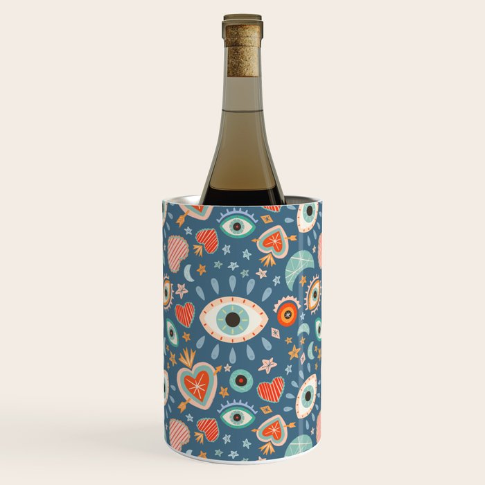 Written in the Stars | Milagros Hearts & Stars Wine Chiller Gallery Image 3
