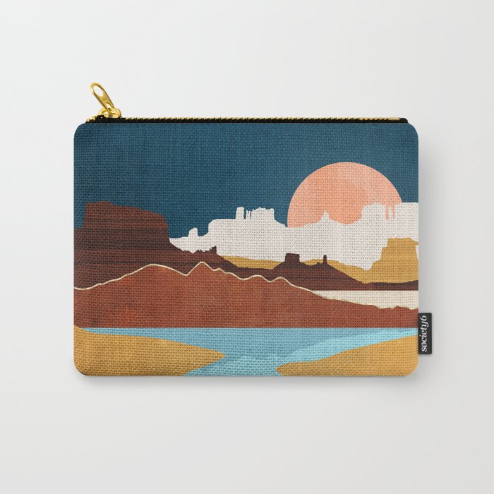 Desert Moon Lake Carry All Pouch Gallery Image 1