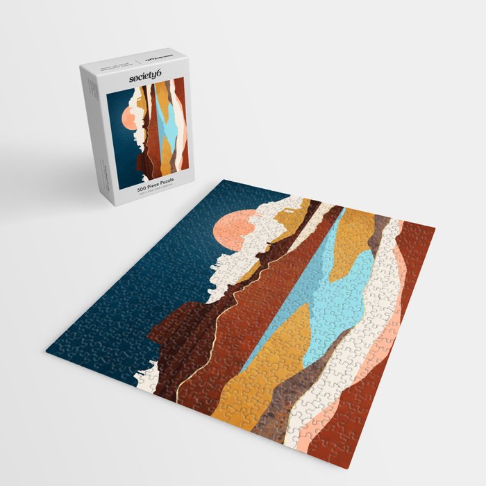 Desert Moon Lake Jigsaw Puzzle Gallery Image 2