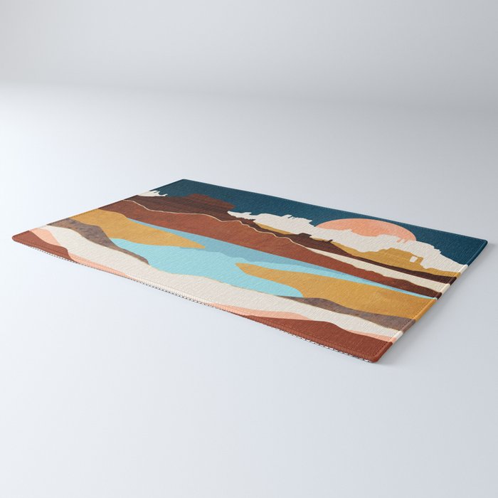 Desert Moon Lake Rug Gallery Image 3