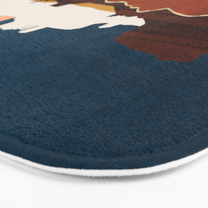 Desert Moon Lake Bath Mat Gallery Image 3